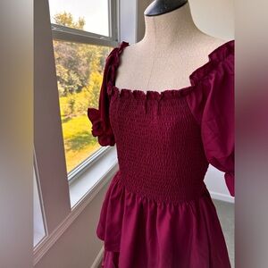 Burgundy Dress